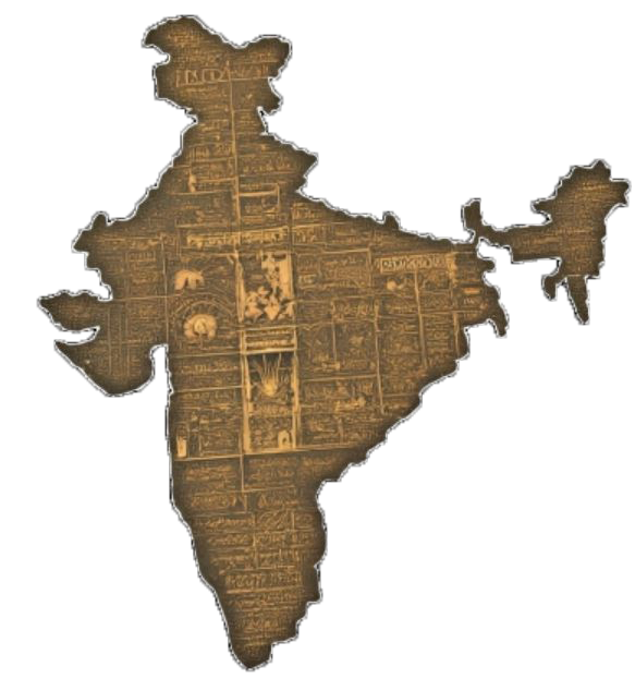 Map of India showing states and culture